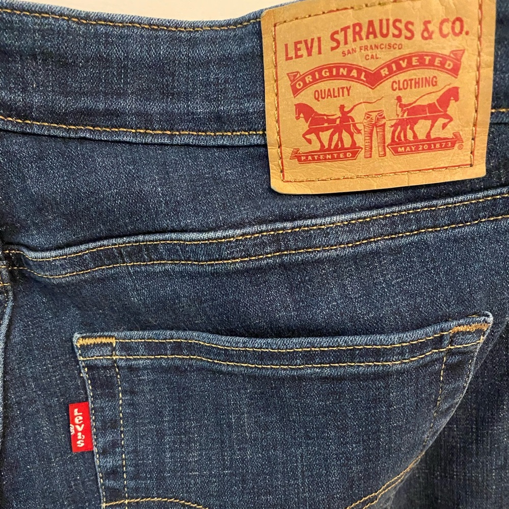 Levi's Dark Blue Denim Jeans for Women
